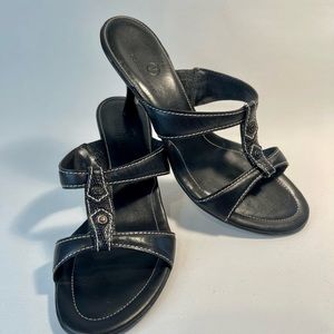 Cole Haan Black Strappy Heels size 9.5